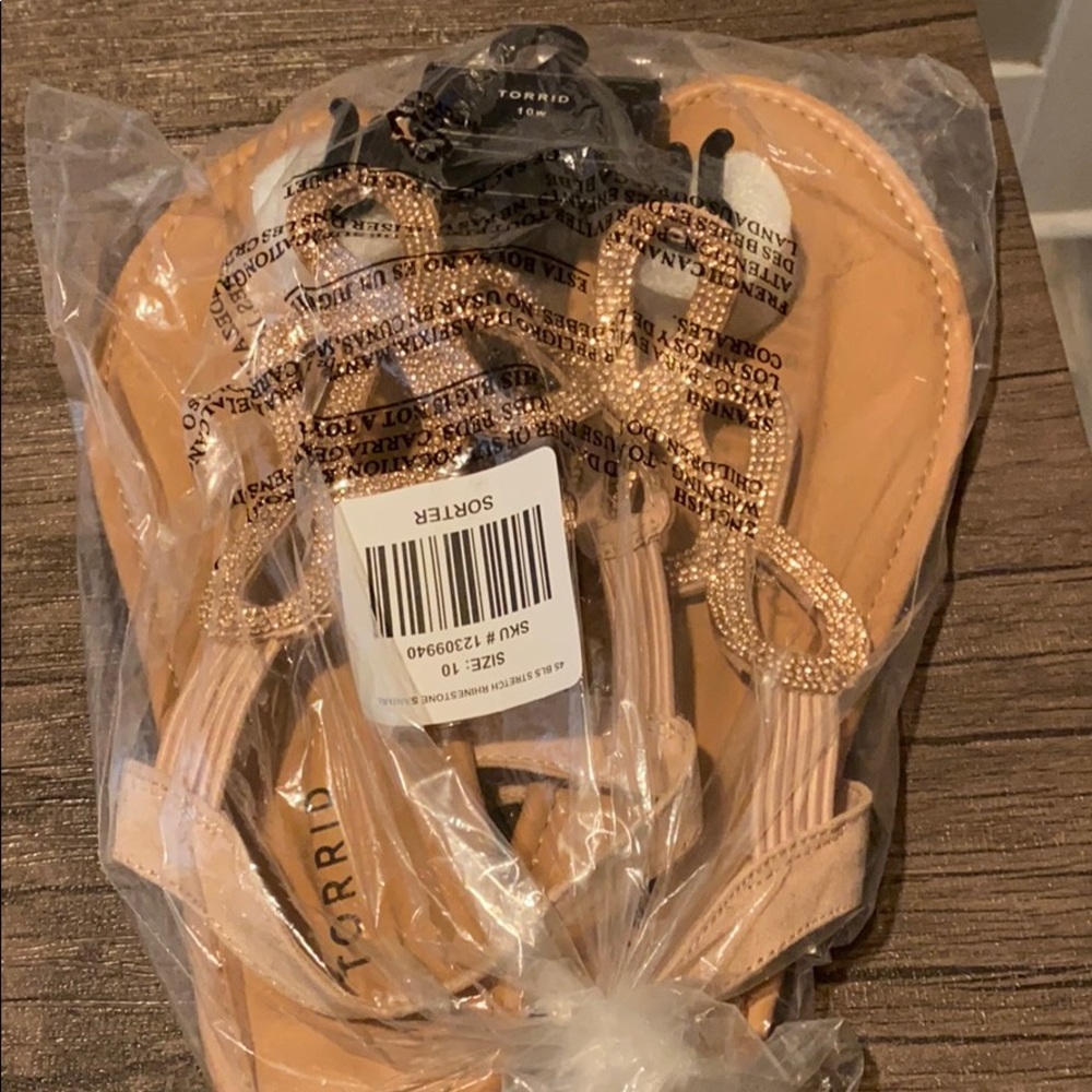 Torrid sandals - size 10W - SOLD ON MERCARI